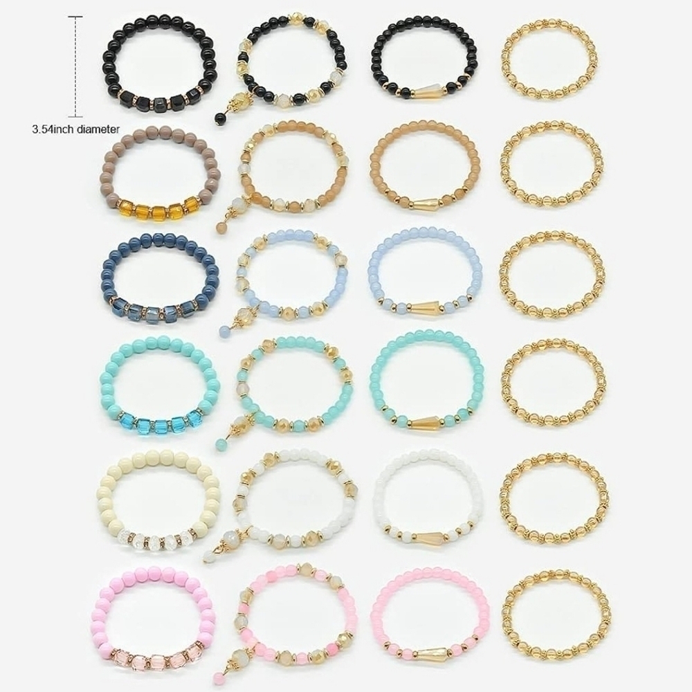 Bohemian Beaded Woman's Bracelets NWT - Picture 4 of 7